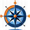 A compass icon
